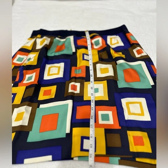 Kate Spade Kylie Geometric Print Skirt - Picture 7 of 7